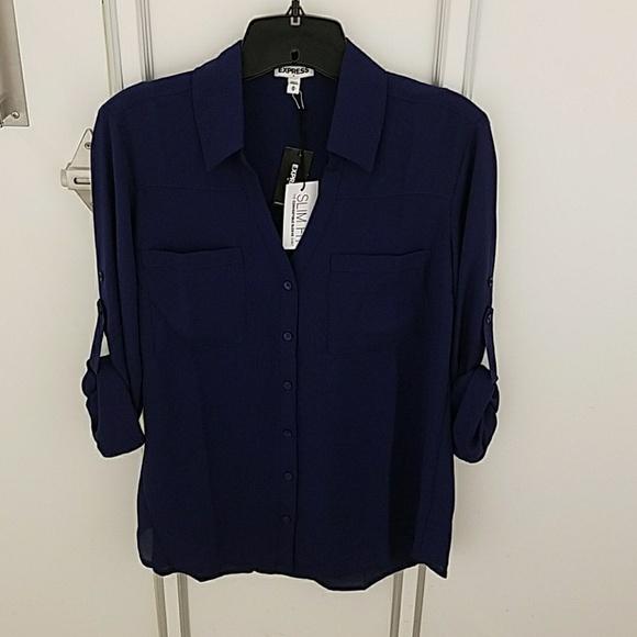 Express Tops - Express slim fit portifino shirt